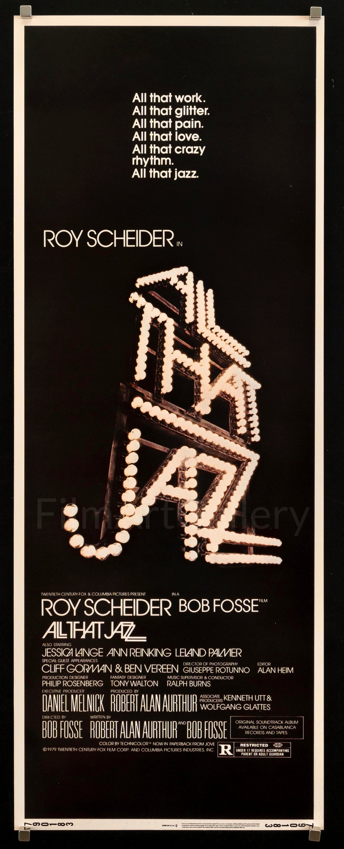 All That Jazz Original Vintage Movie Poster