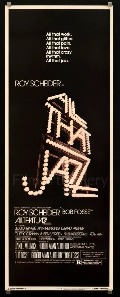 All That Jazz Movie Poster 1979 Insert (14x36)