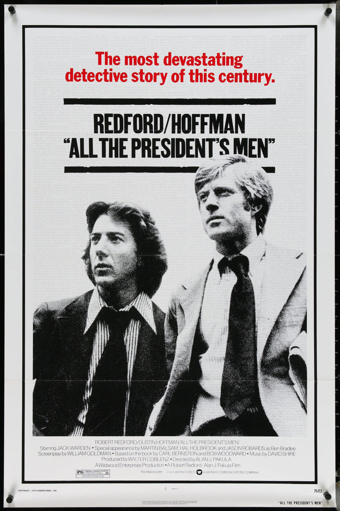 All the President's Men 1 Sheet (27x41) Original Vintage Movie Poster