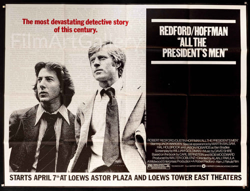 All the President's Men Original Vintage Movie Poster