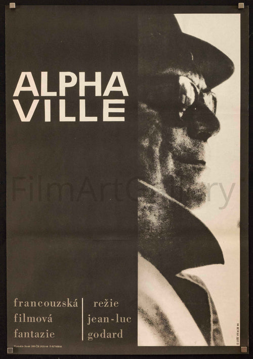 Alphaville Original Vintage Movie Poster