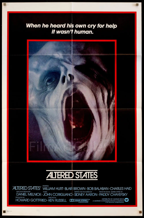 Altered States Original Vintage Movie Poster