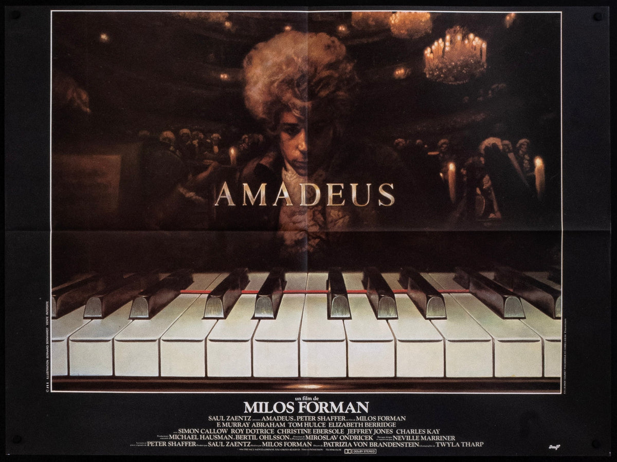 Amadeus French Small (23x32) Original Vintage Movie Poster