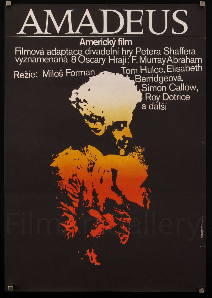 Amadeus Original Vintage Movie Poster