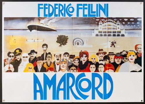 Amarcord Original Vintage Movie Poster