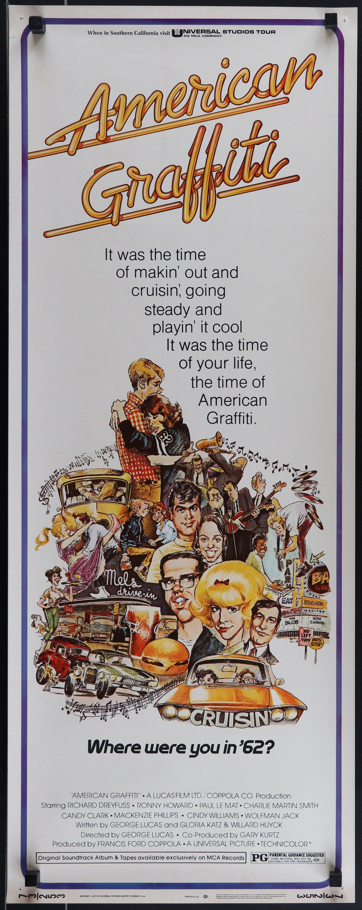 American Graffiti Original Vintage Movie Poster