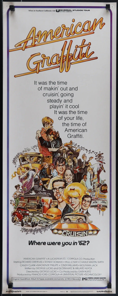 American Graffiti Original Vintage Movie Poster