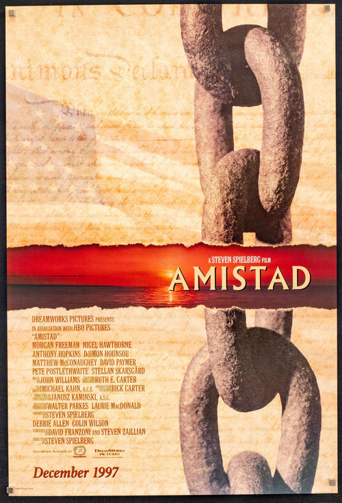 Amistad Original Vintage Movie Poster