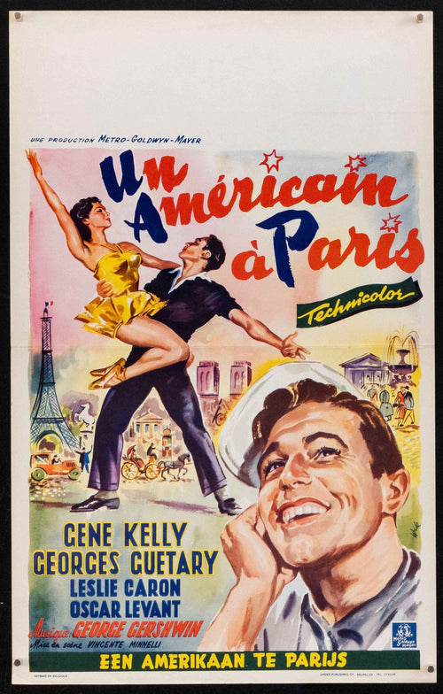An American In Paris Original Vintage Movie Poster