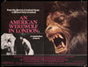 An American Werewolf In London British Quad (30x40) Original Vintage Movie Poster