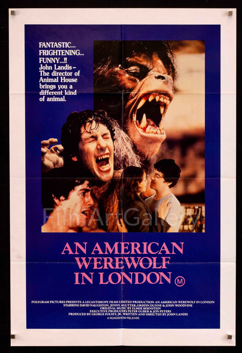 An American Werewolf In London Original Vintage Movie Poster