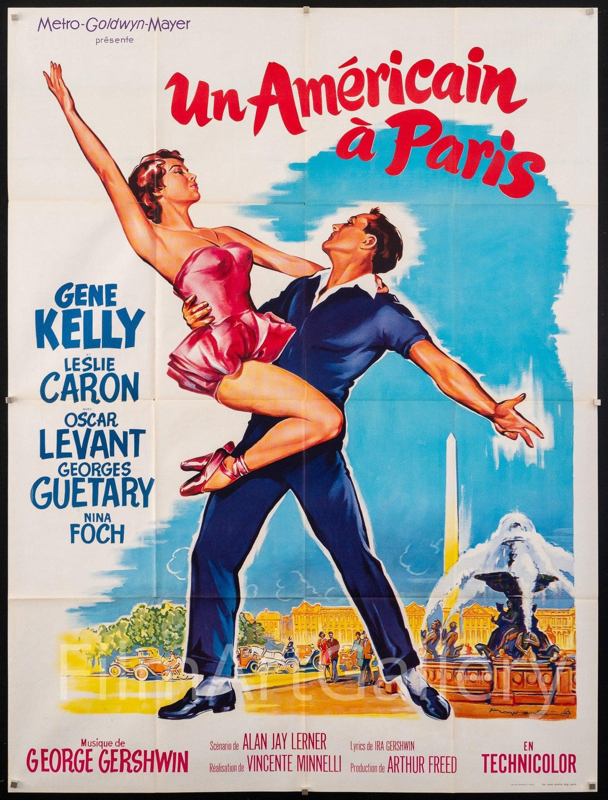 An American in Paris Original Vintage Movie Poster