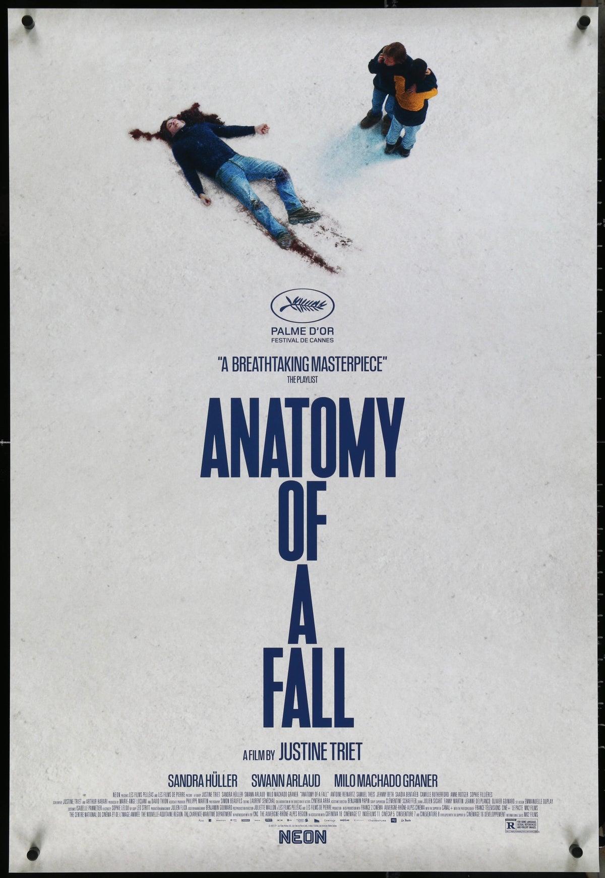 Anatomy of a Fall 1 Sheet (27x41) Original Vintage Movie Poster