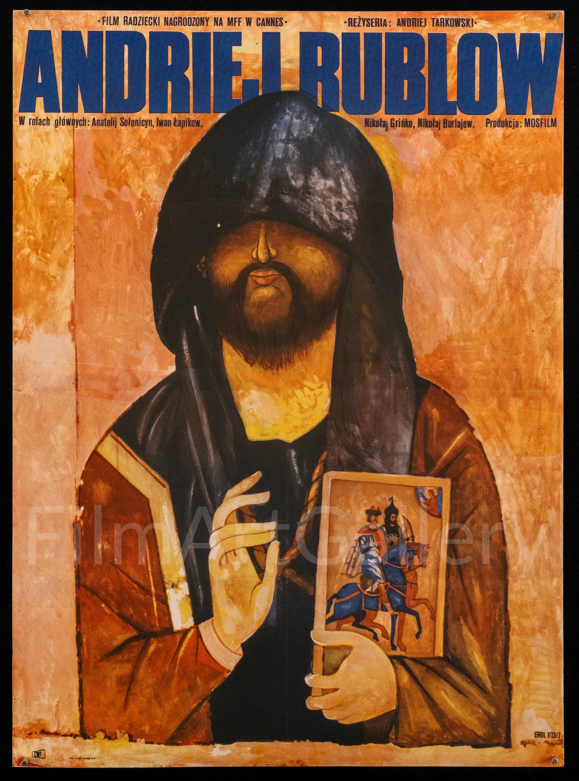 Andrei Rublev Original Vintage Movie Poster