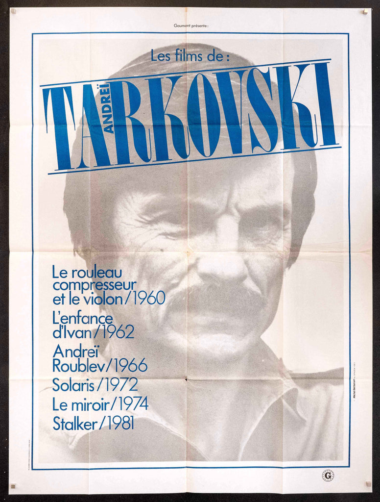 Andrei Tarkovsky Film Festival Original Vintage Movie Poster