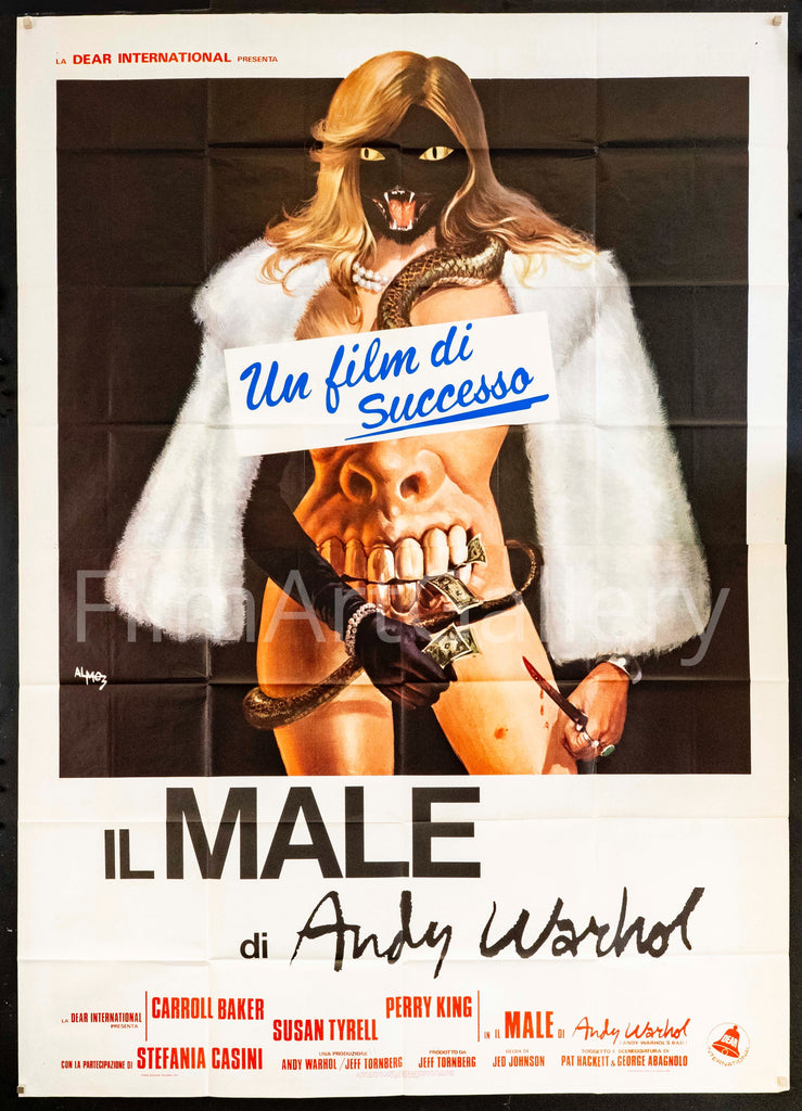 Andy Warhol's Bad Original Vintage Movie Poster
