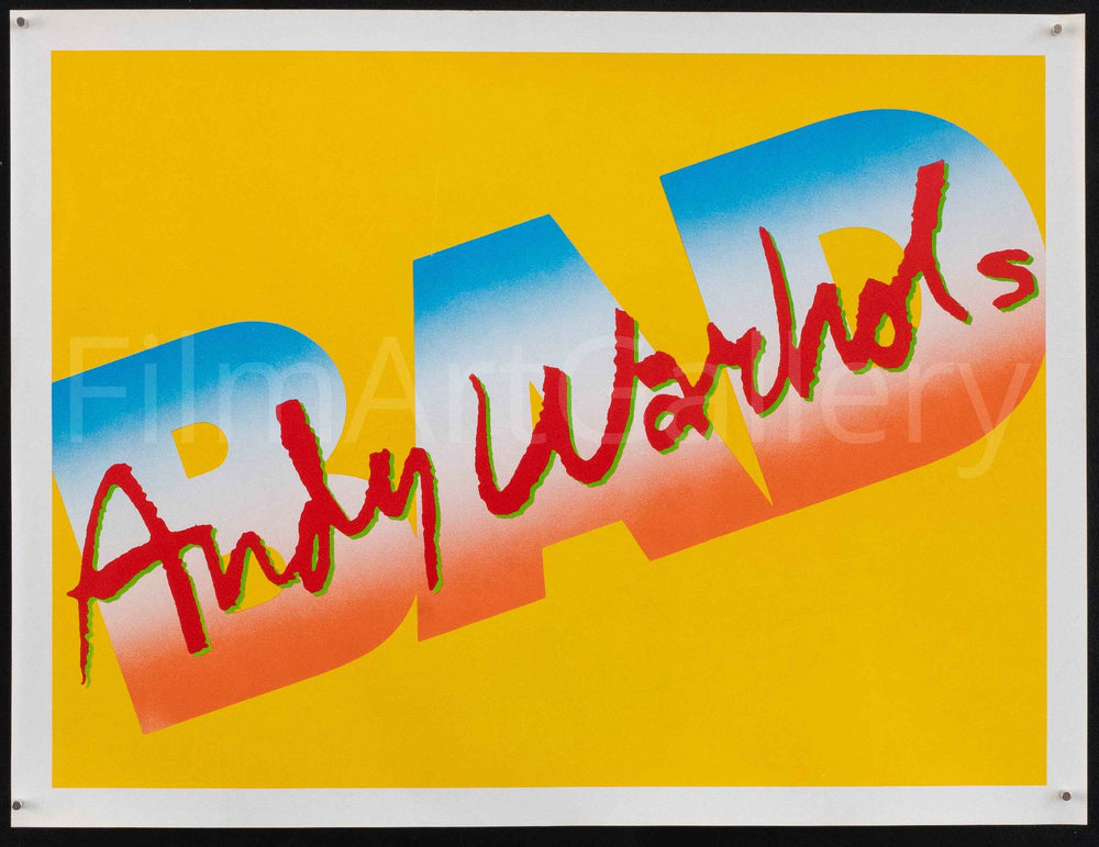Andy Warhol's Bad Original Vintage Movie Poster