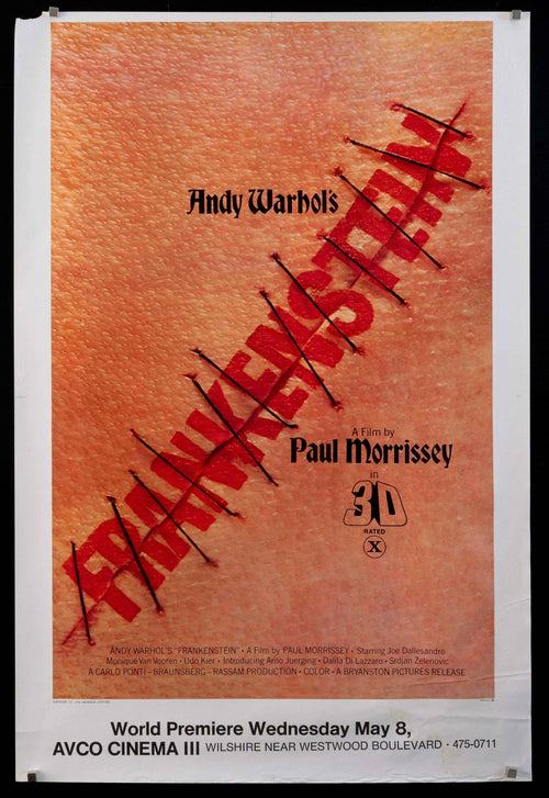 Andy Warhol's Frankenstein Original Vintage Movie Poster