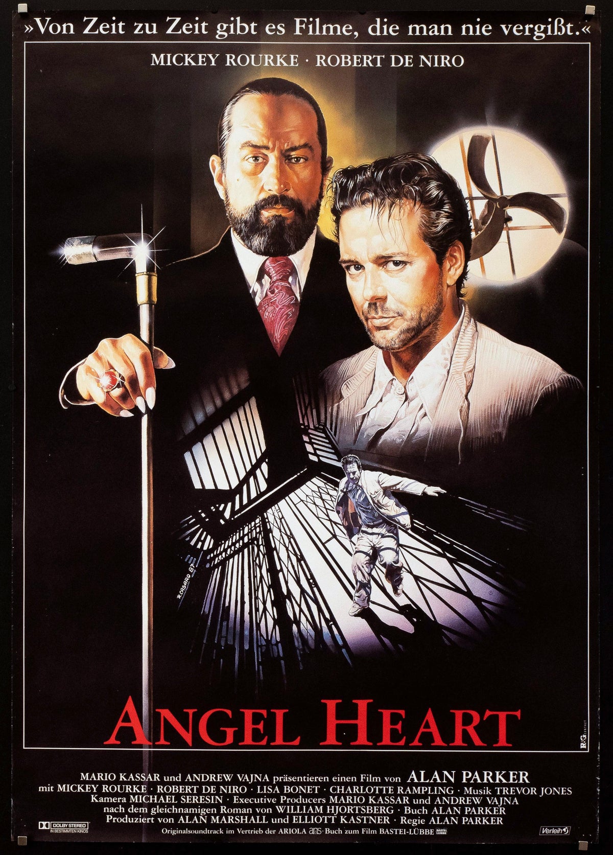 Angel Heart German A0 (33x46) Original Vintage Movie Poster