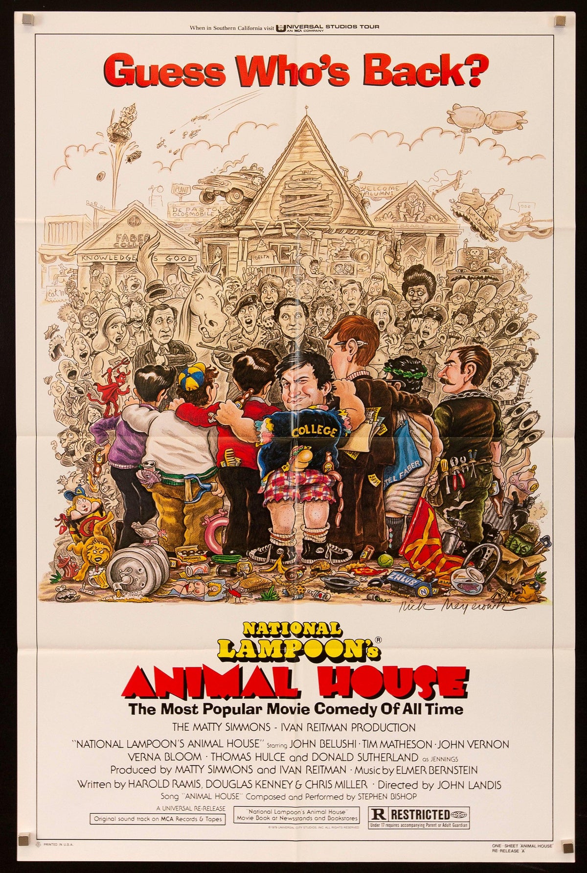 Animal House Original Vintage Movie Poster