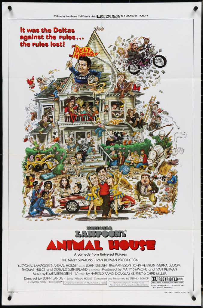 Animal House Original Vintage Movie Poster