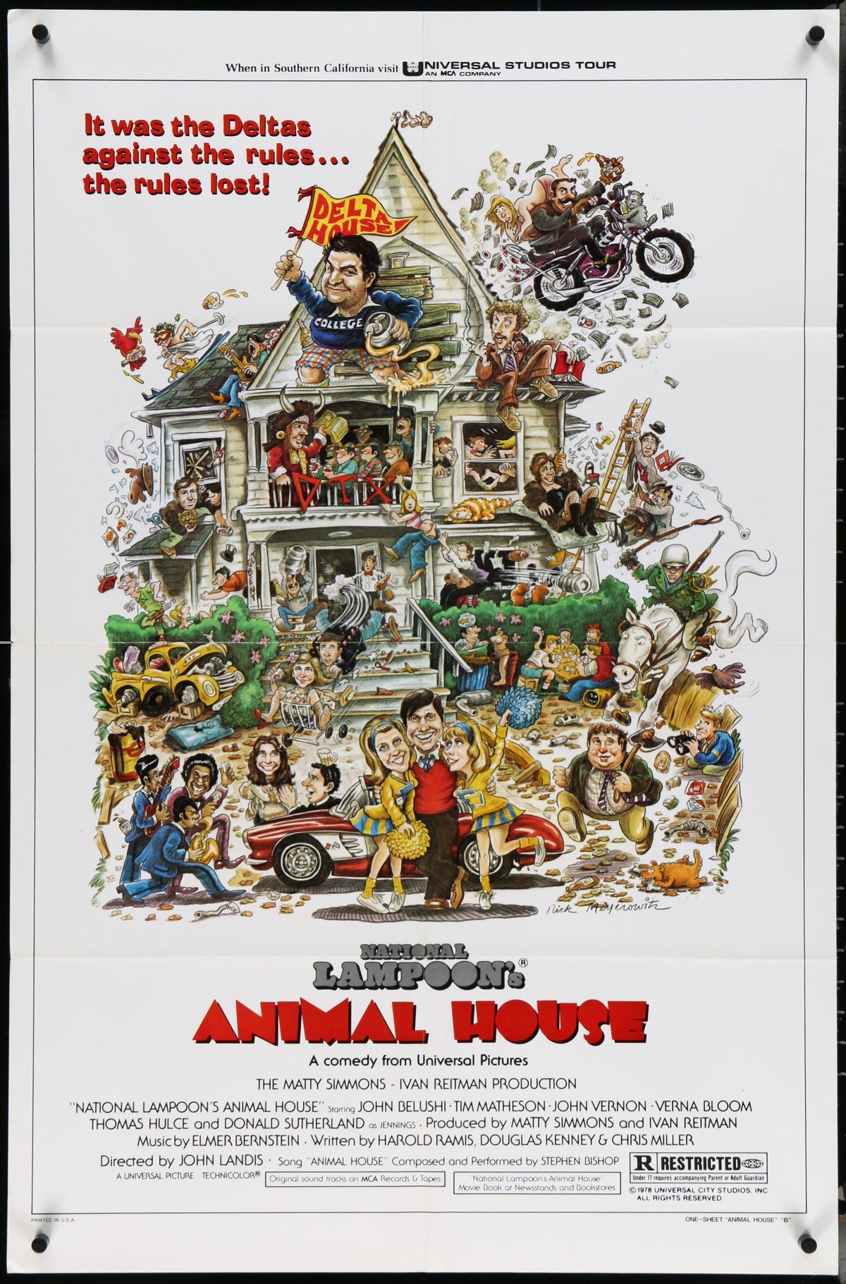 Animal House Original Vintage Movie Poster