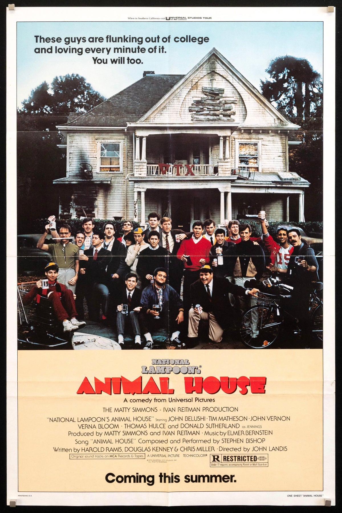 Animal House Original Vintage Movie Poster