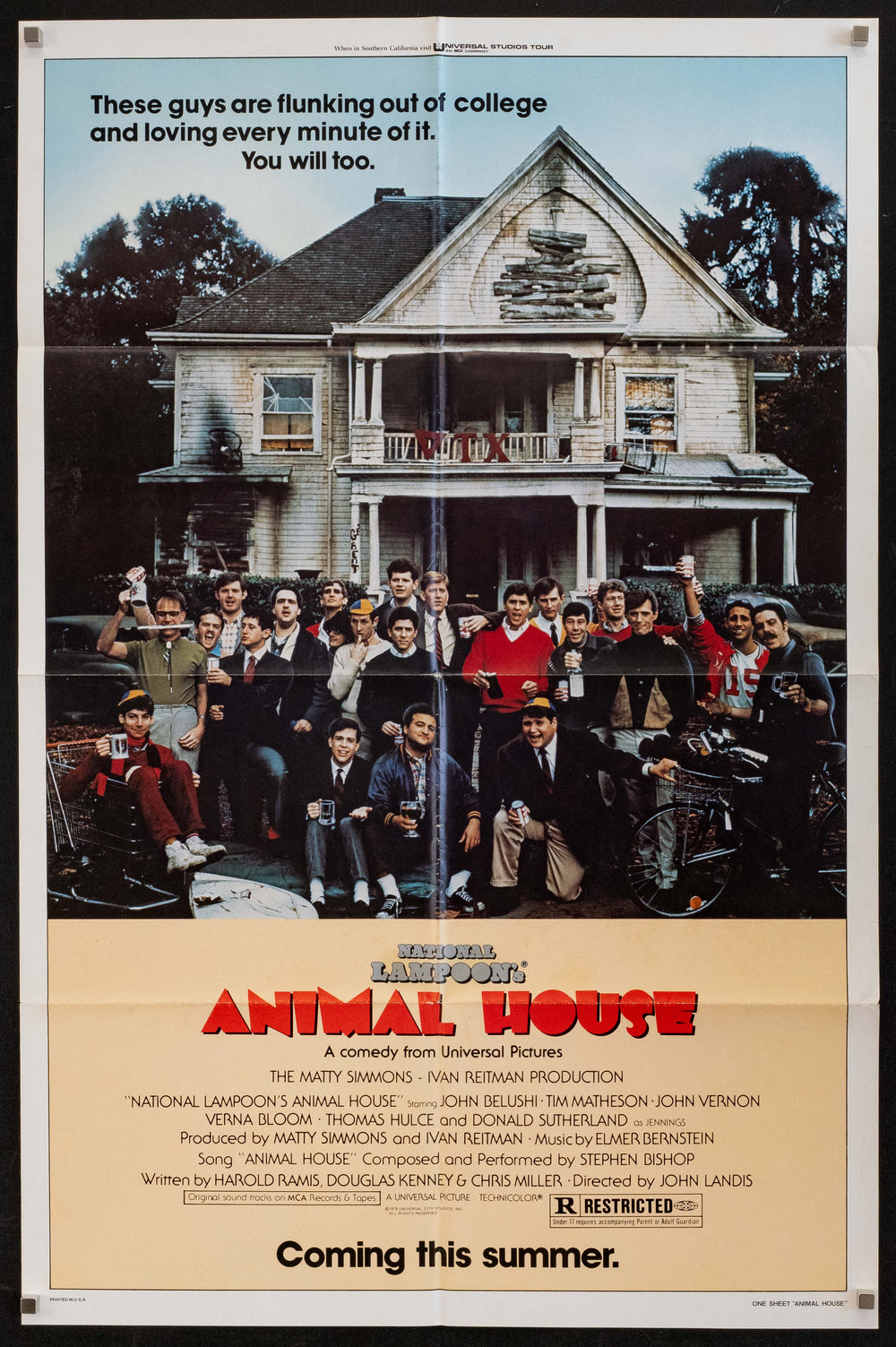 Animal House Original Vintage Movie Poster