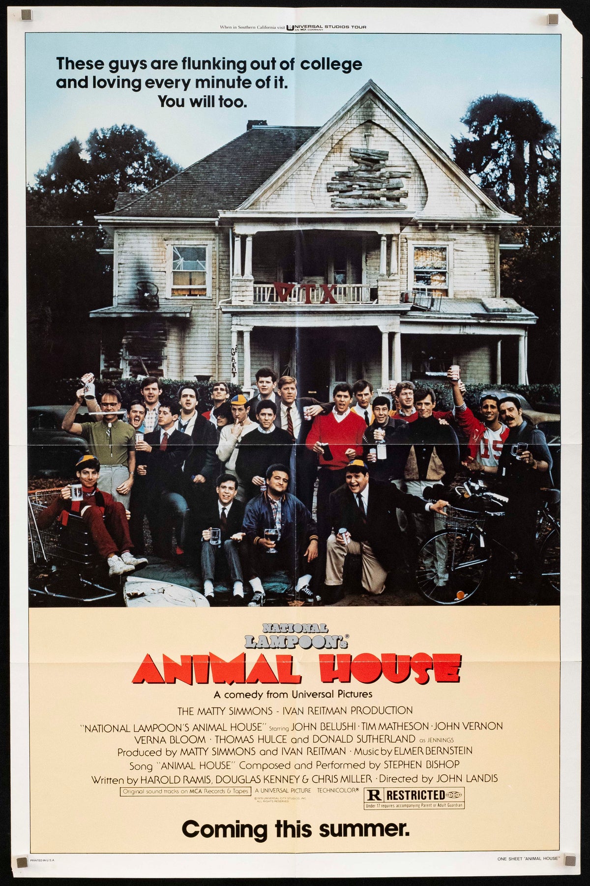 Animal House Original Vintage Movie Poster