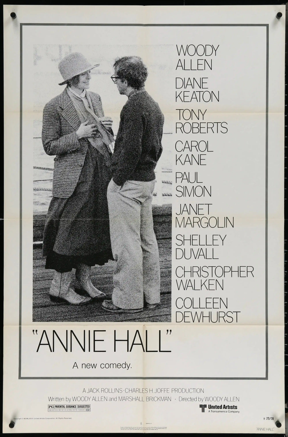 Annie Hall Original Vintage Movie Poster