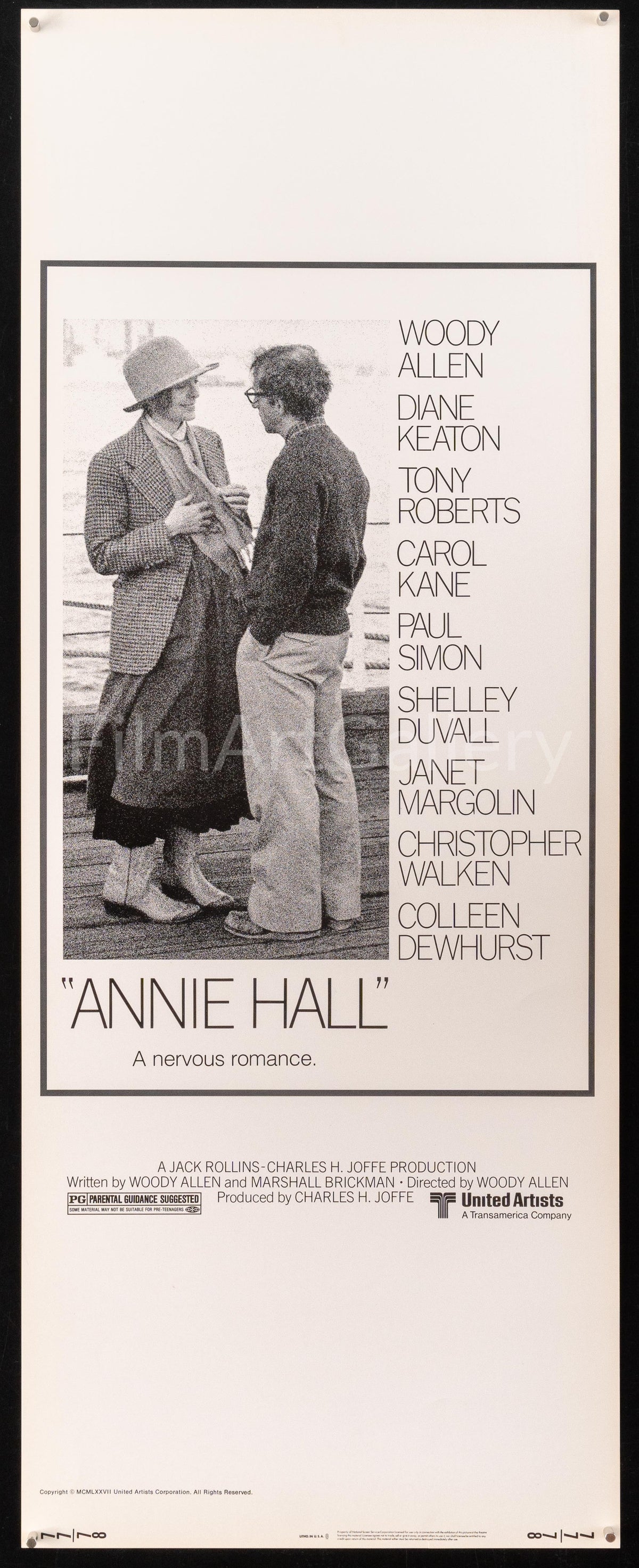 Annie Hall Original Vintage Movie Poster