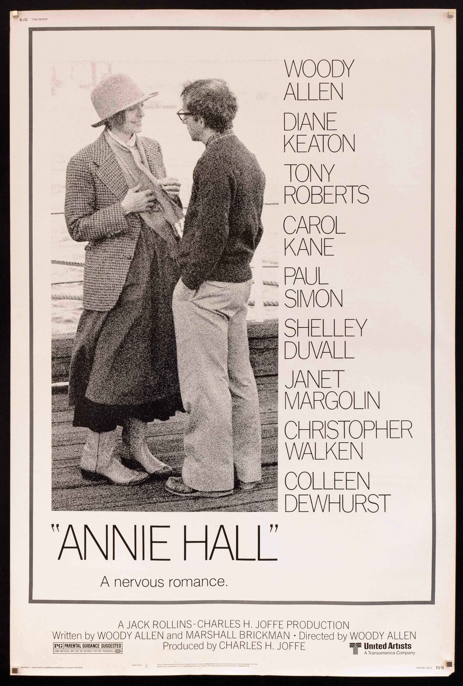 Annie Hall Original Vintage Movie Poster