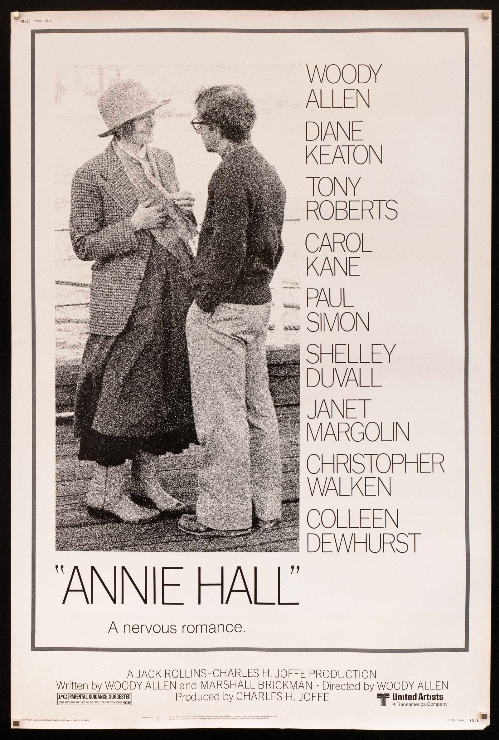 Annie Hall Original Vintage Movie Poster