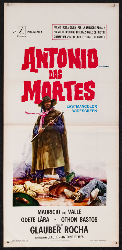 Antonio Das Mortes Original Vintage Movie Poster