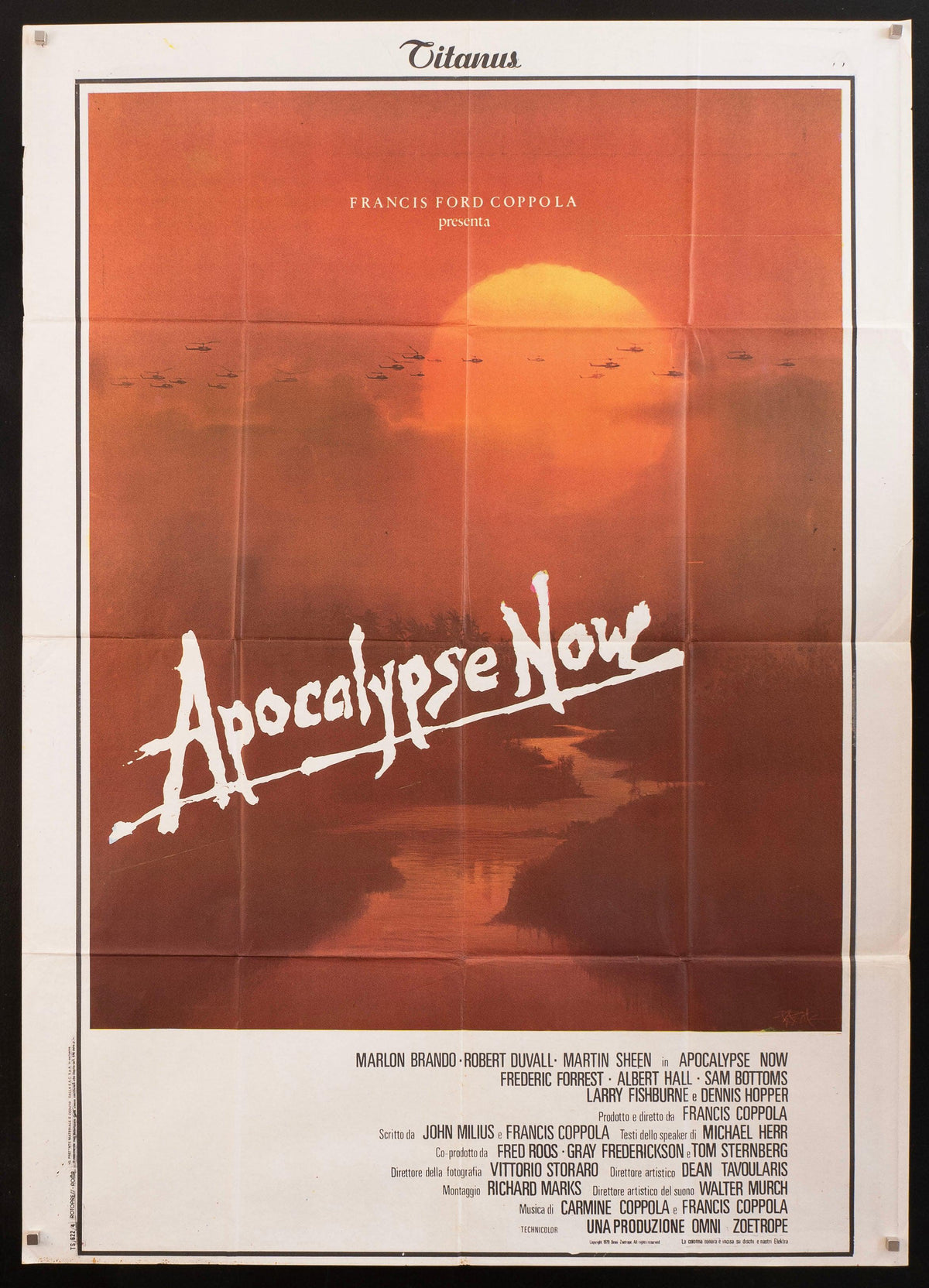 Apocalypse Now Italian 2 foglio (39x55) Original Vintage Movie Poster