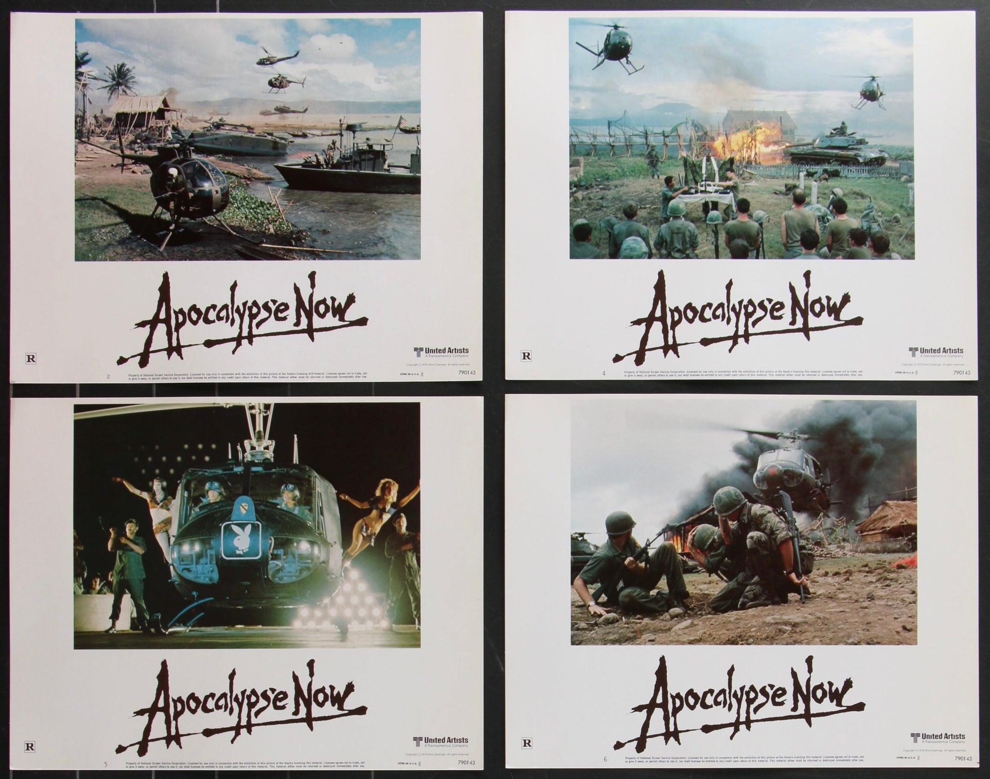 Apocalypse Now Lobby Card Set (8-11x14) Original Vintage Movie Poster