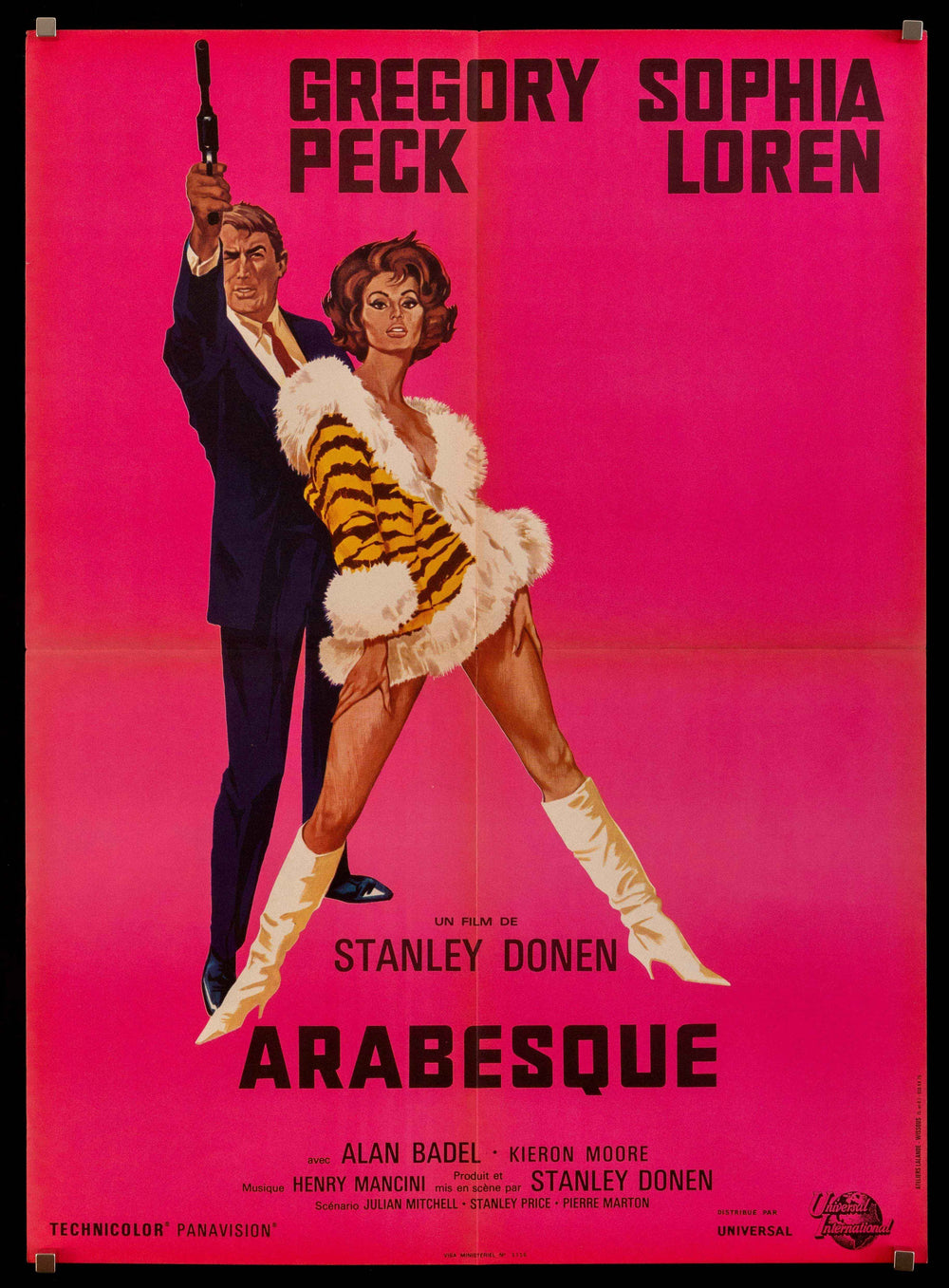 Arabesque Original Vintage Movie Poster
