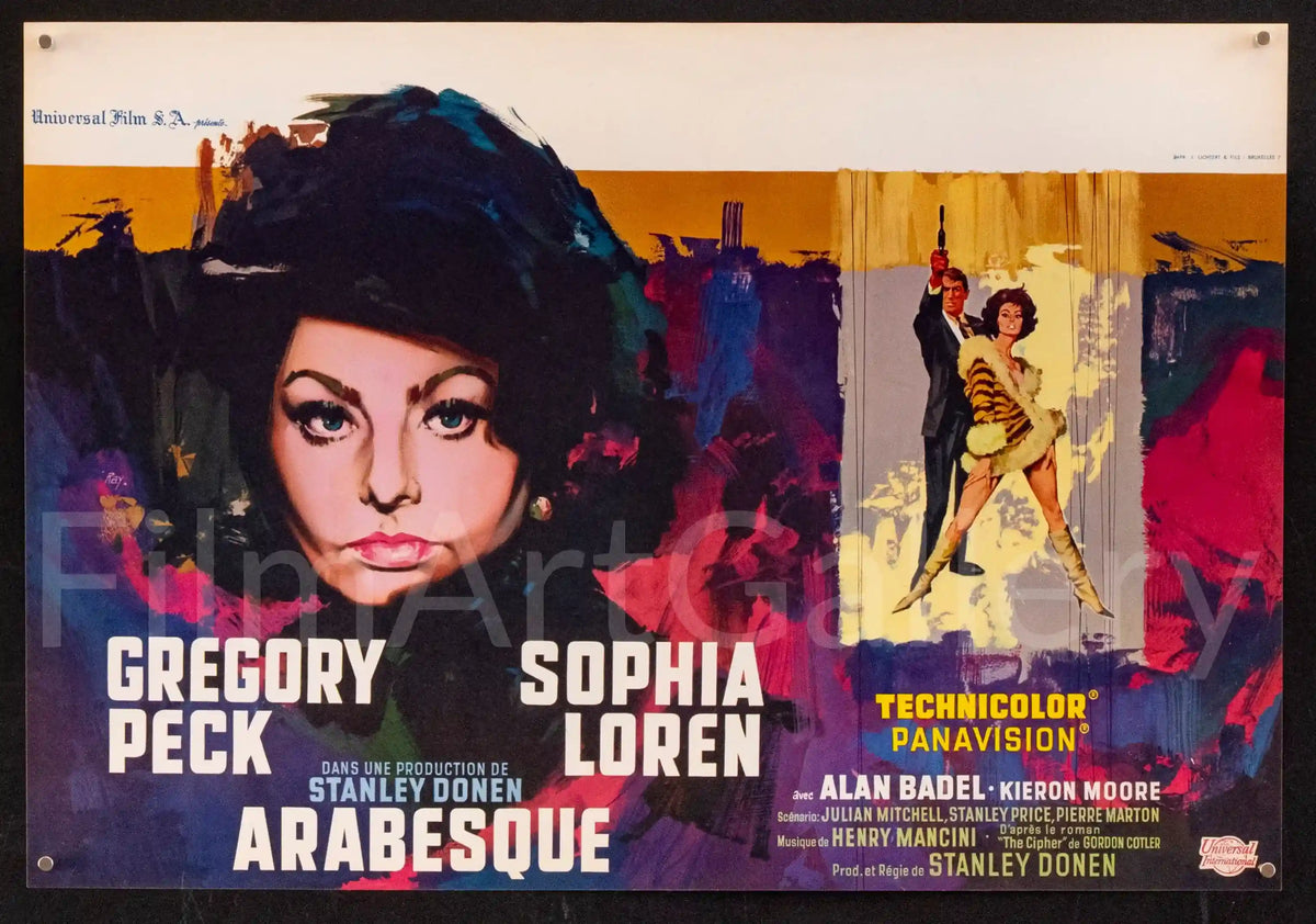Arabesque Original Vintage Movie Poster