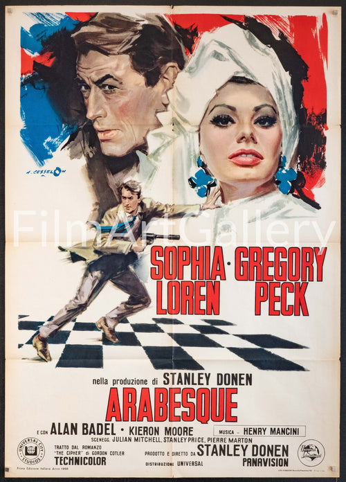 Arabesque Original Vintage Movie Poster