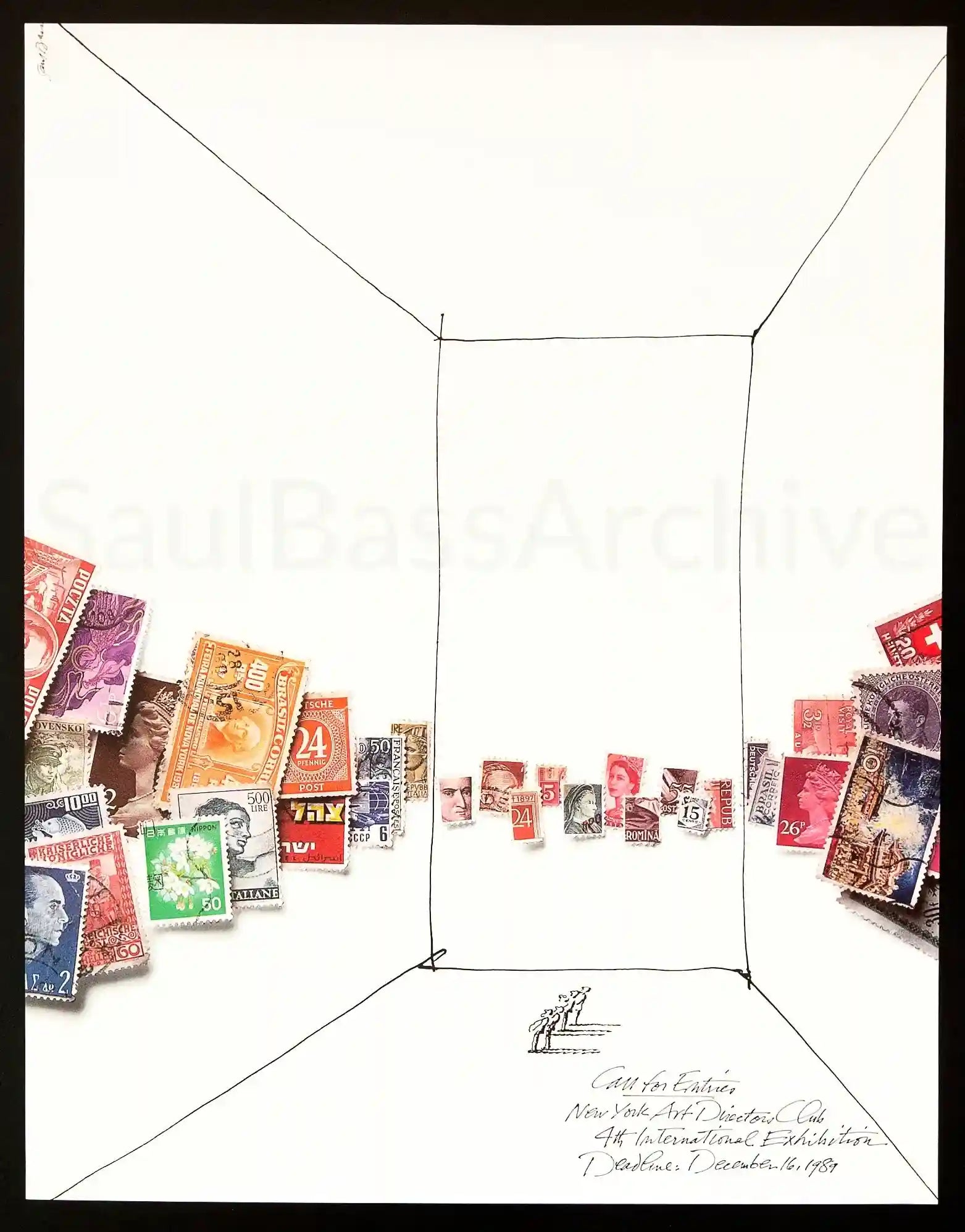 Art Director's Club - Call for Entries - 1989 Original Vintage Movie Poster