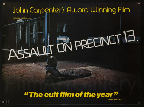Assault On Precinct 13 Thirteen Original Vintage Movie Poster