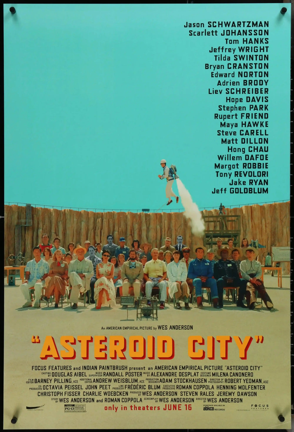 Asteroid City Original Vintage Movie Poster