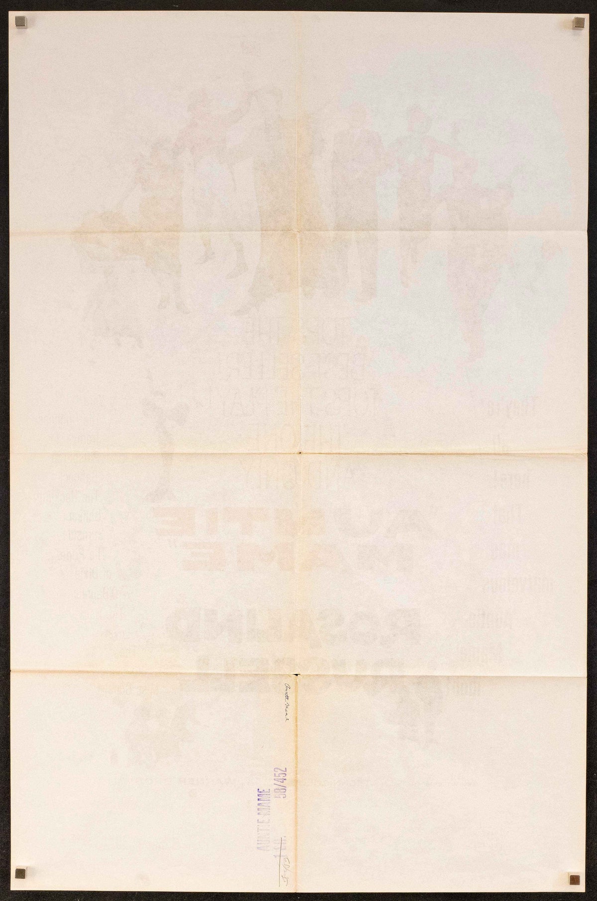 Auntie Mame Original Vintage Movie Poster