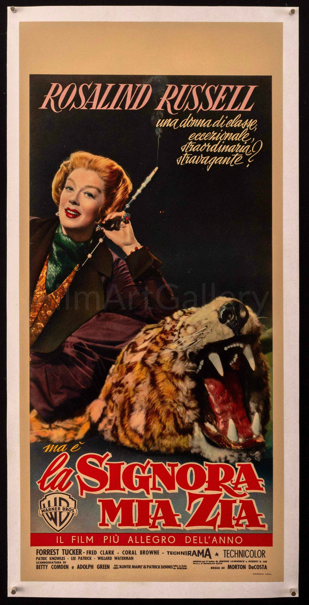 Auntie Mame Original Vintage Movie Poster