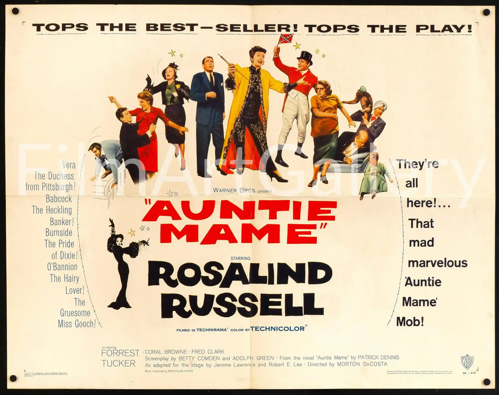 Auntie Mame Original Vintage Movie Poster