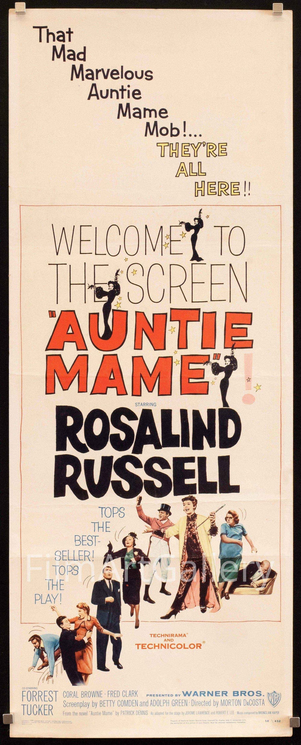 Auntie Mame Original Vintage Movie Poster