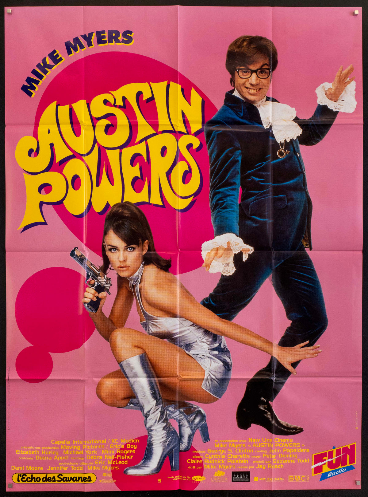 Austin Powers: International Man of Mystery Original Vintage Movie Poster