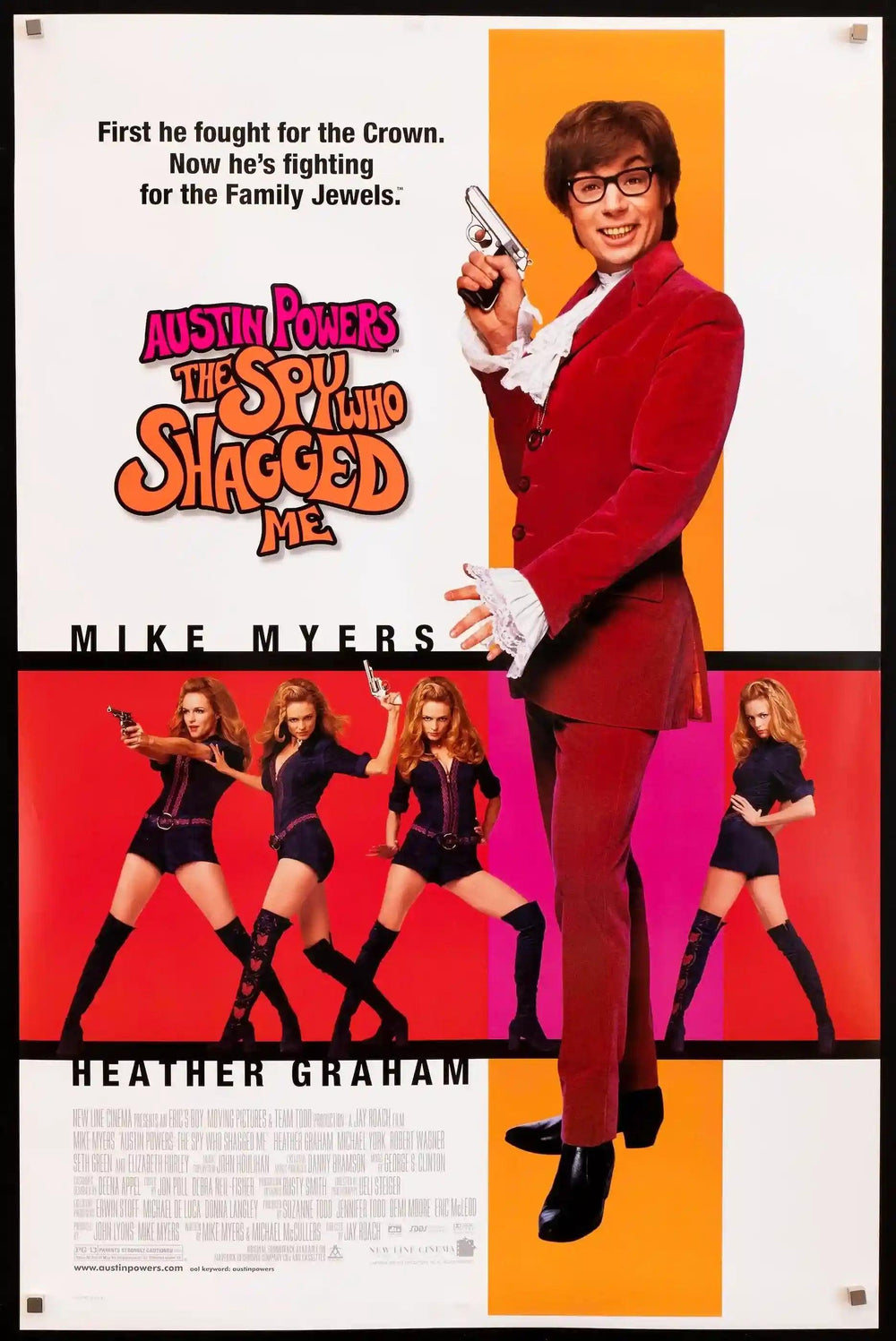 Austin Powers: The Spy Who Shagged Me Original Vintage Movie Poster