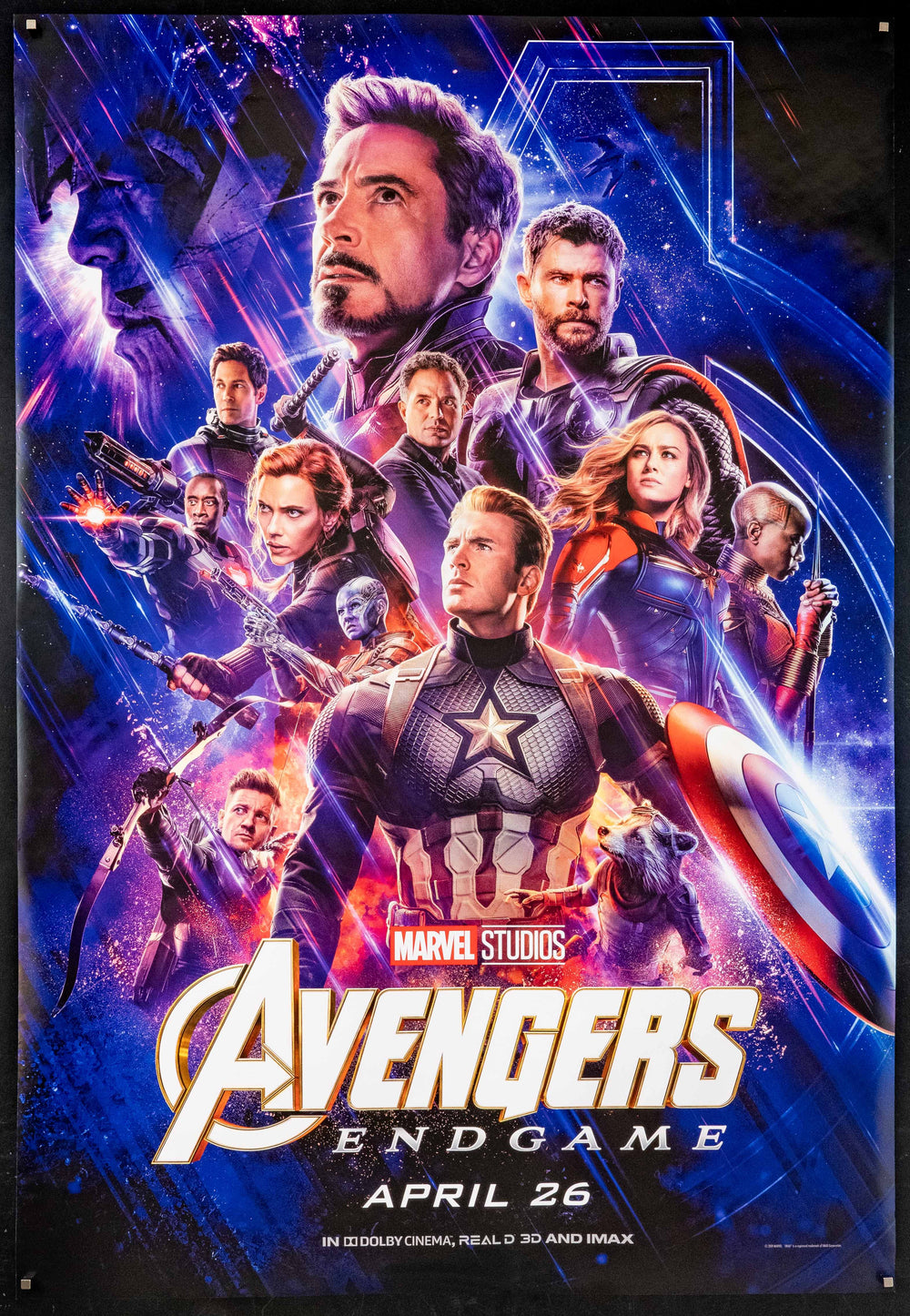 Avengers Endgame Original Vintage Movie Poster