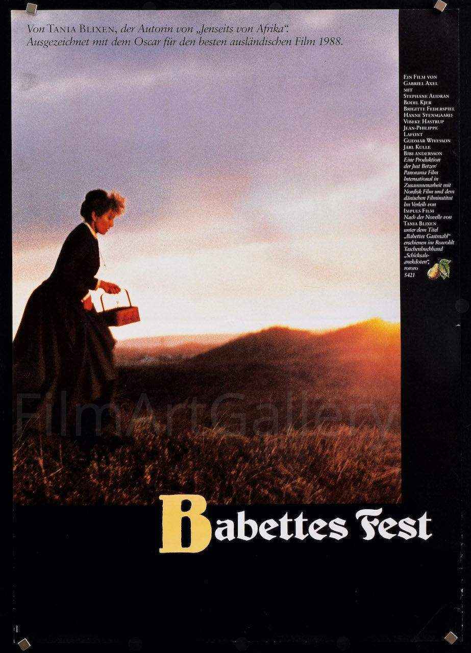 Babette's Feast Original Vintage Movie Poster